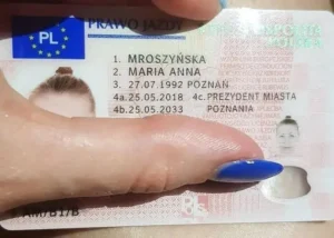 Prawo jazdy poland 1